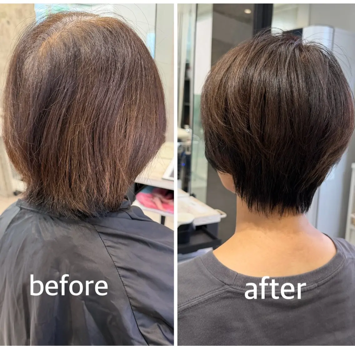 ショート カット ヘアカラー トリートメント 山田 直樹のヘアスタイル