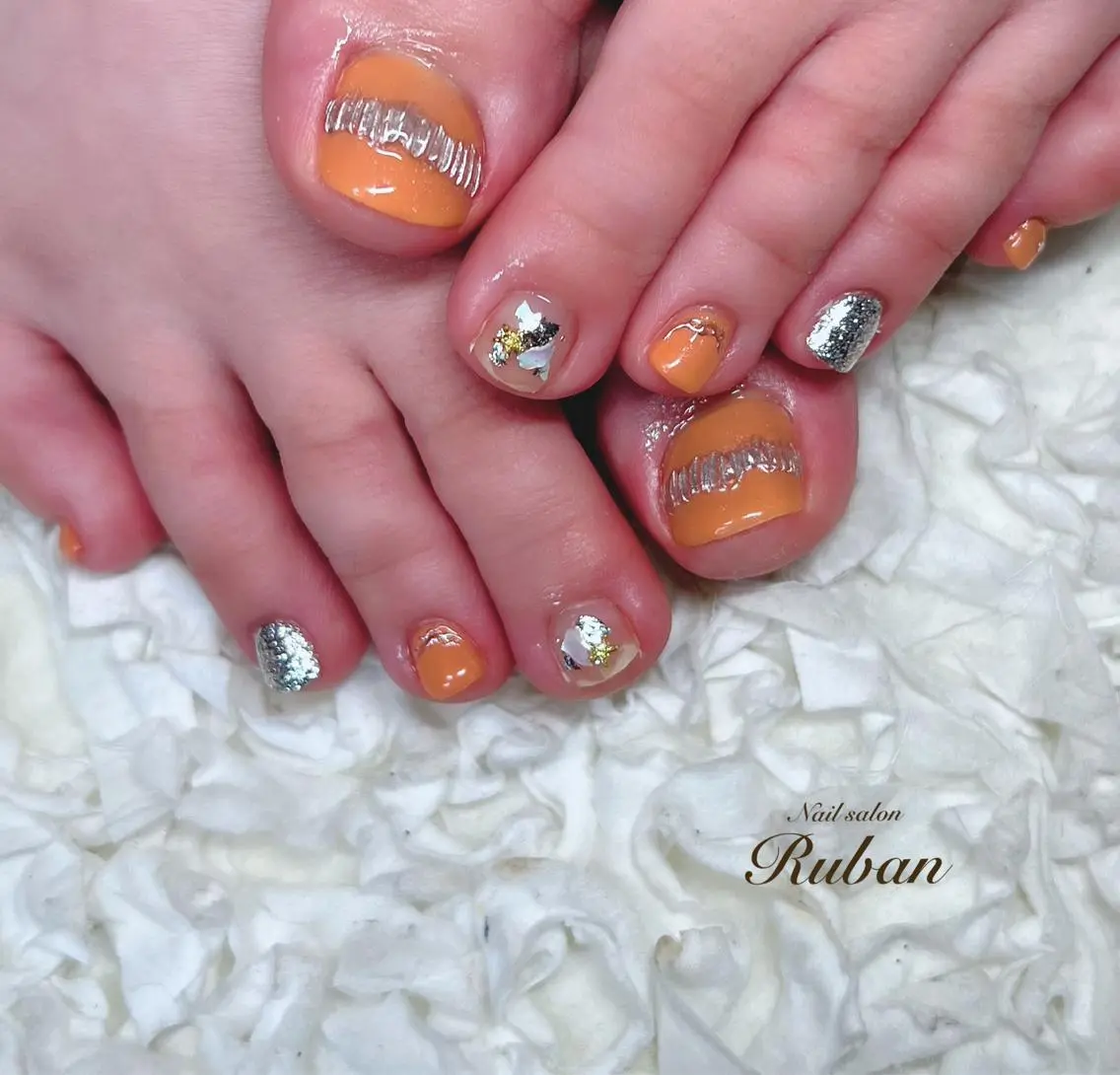 ネイル フットネイル Nail salon Rubanのネイルデザイン