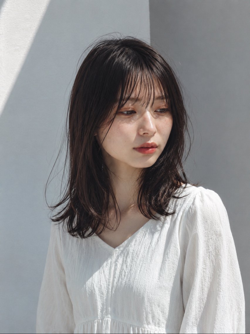 ミディアム カット ヘアカラー 艶髪診断で絶対綺麗✨ お悩み解決✨京谷宥✨のヘアスタイル