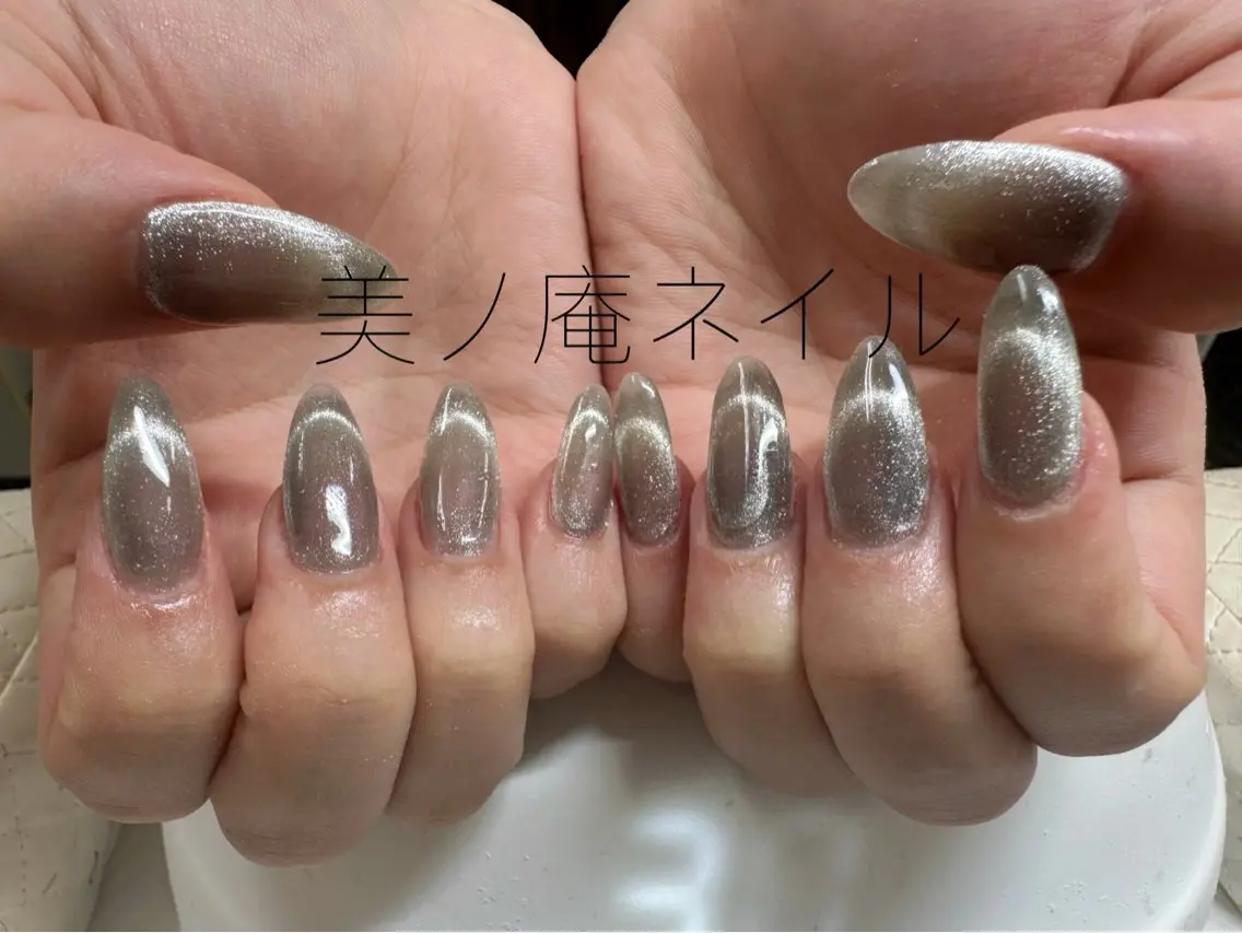 ネイル マグネットネイル 美ノ庵ネイルサロン メトロポリタン前店のネイルデザイン