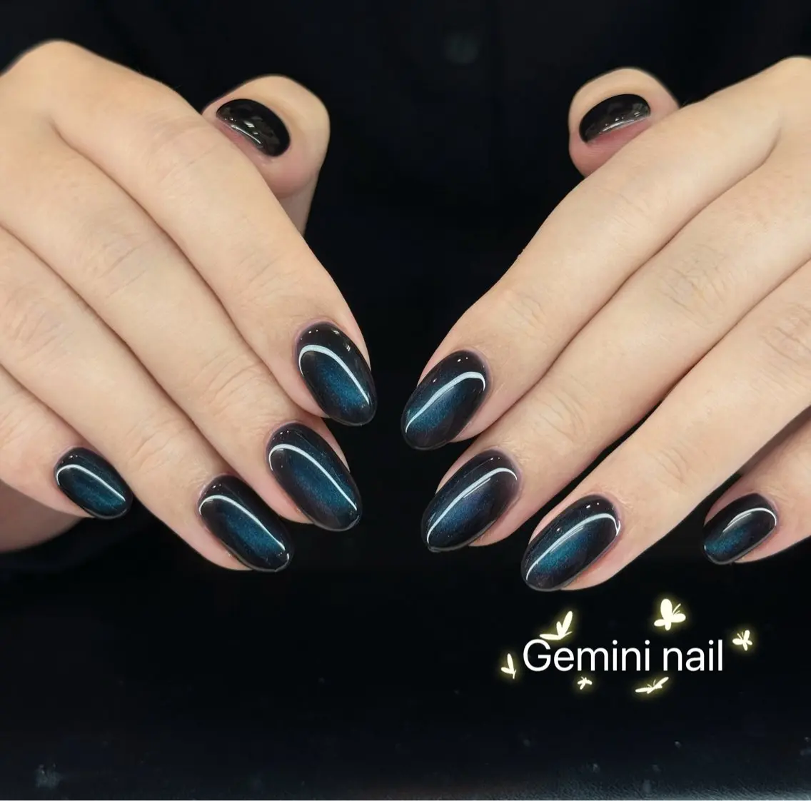 ネイル マグネットネイル Gemini nail.Yukiのネイルデザイン