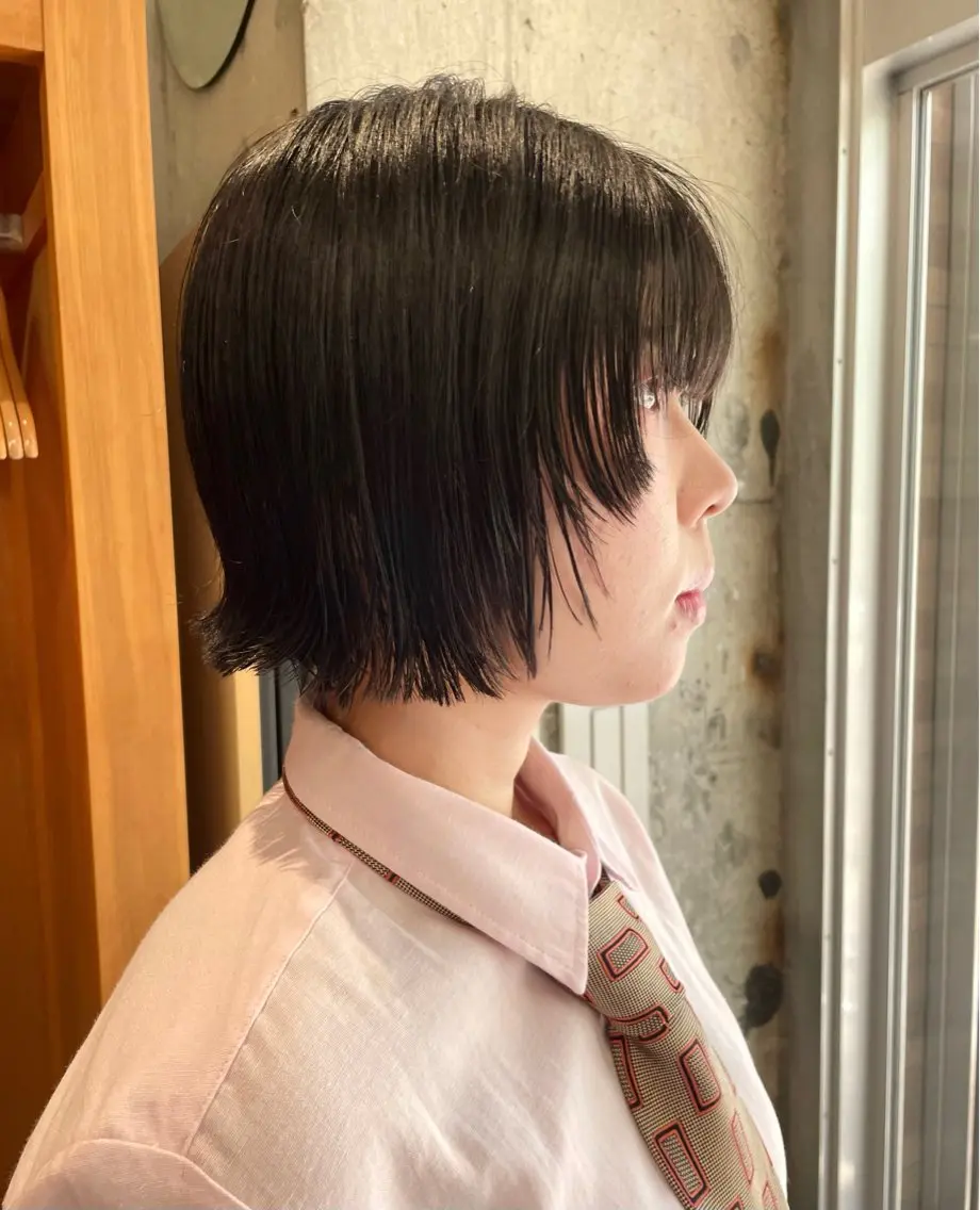 ショート chisato☁️ カットカラーモデルのヘアスタイル