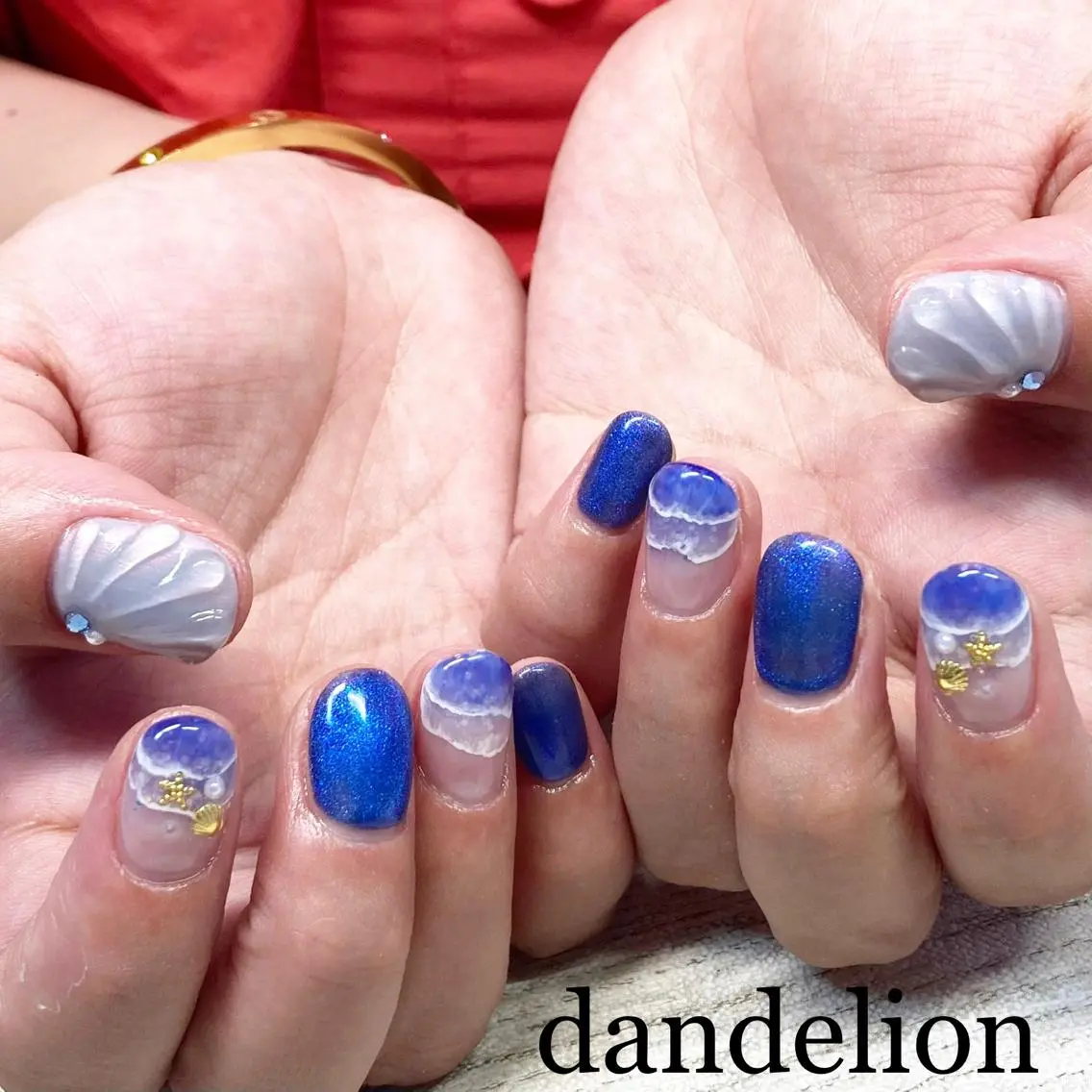 ネイル ハンドネイル ハンドケア dandelion ダンデライオンのネイルデザイン