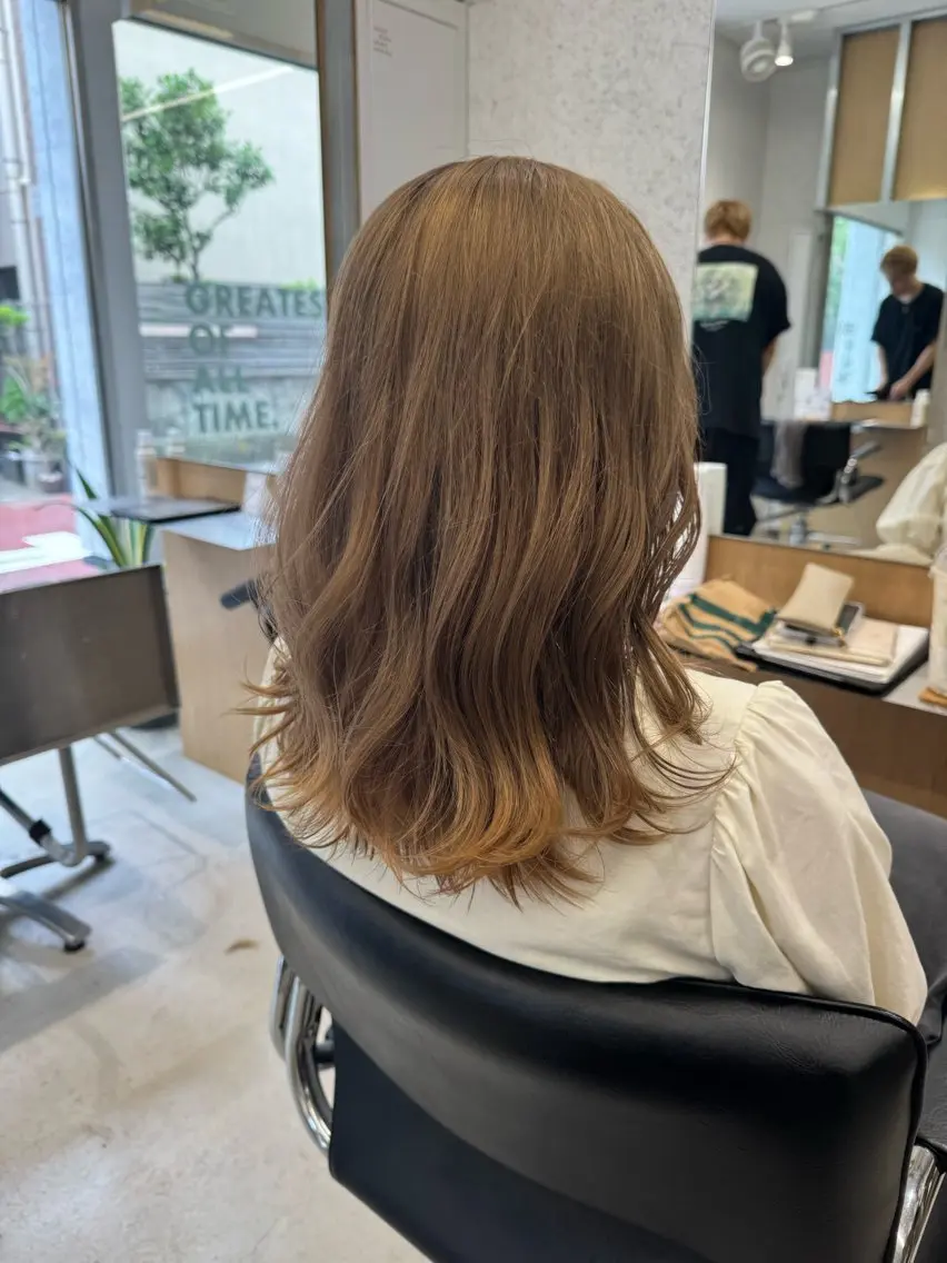 セミロング カラー カット ヘアカラー トリートメント ショート/茅ヶ崎 タカハシ タクロウのヘアスタイル
