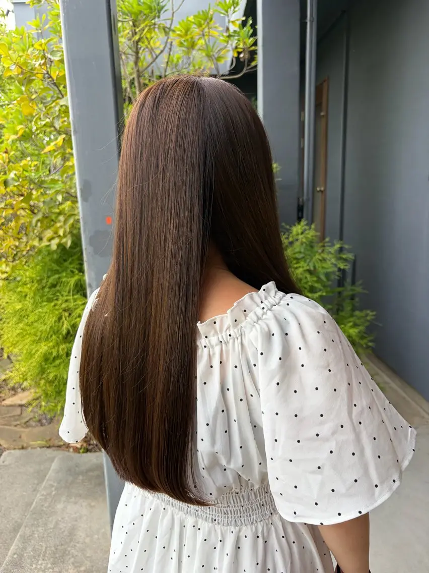 カラー 神尾 柚希のヘアスタイル