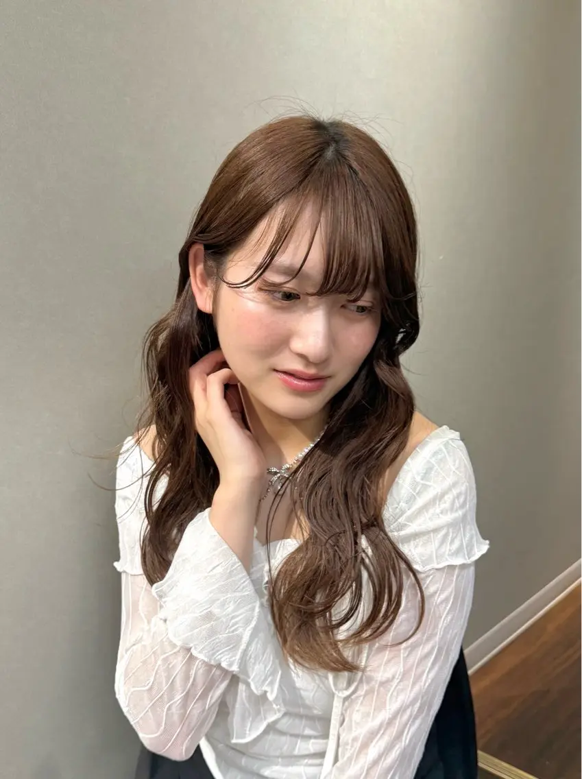 セミロング カラー カット ヘアカラー トリートメント "Daisy" Rio /大名・天神のヘアスタイル