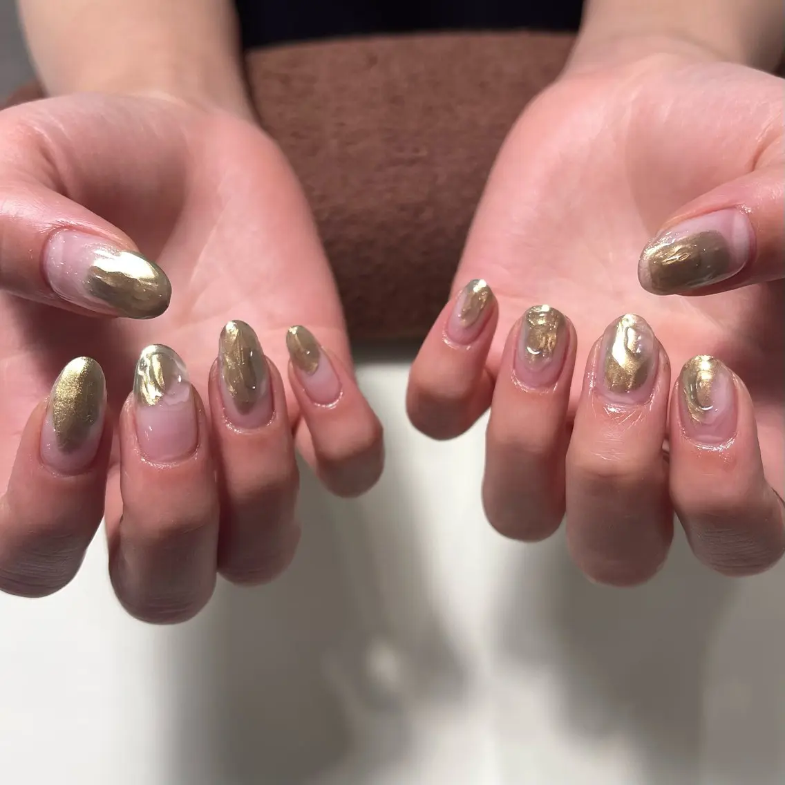 ネイル クリアネイル ミラーネイル ぷっくりネイル HYODO Yのネイルデザイン