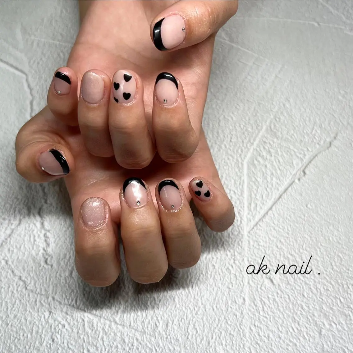 ネイル ハンドネイル ak nail .のネイルデザイン