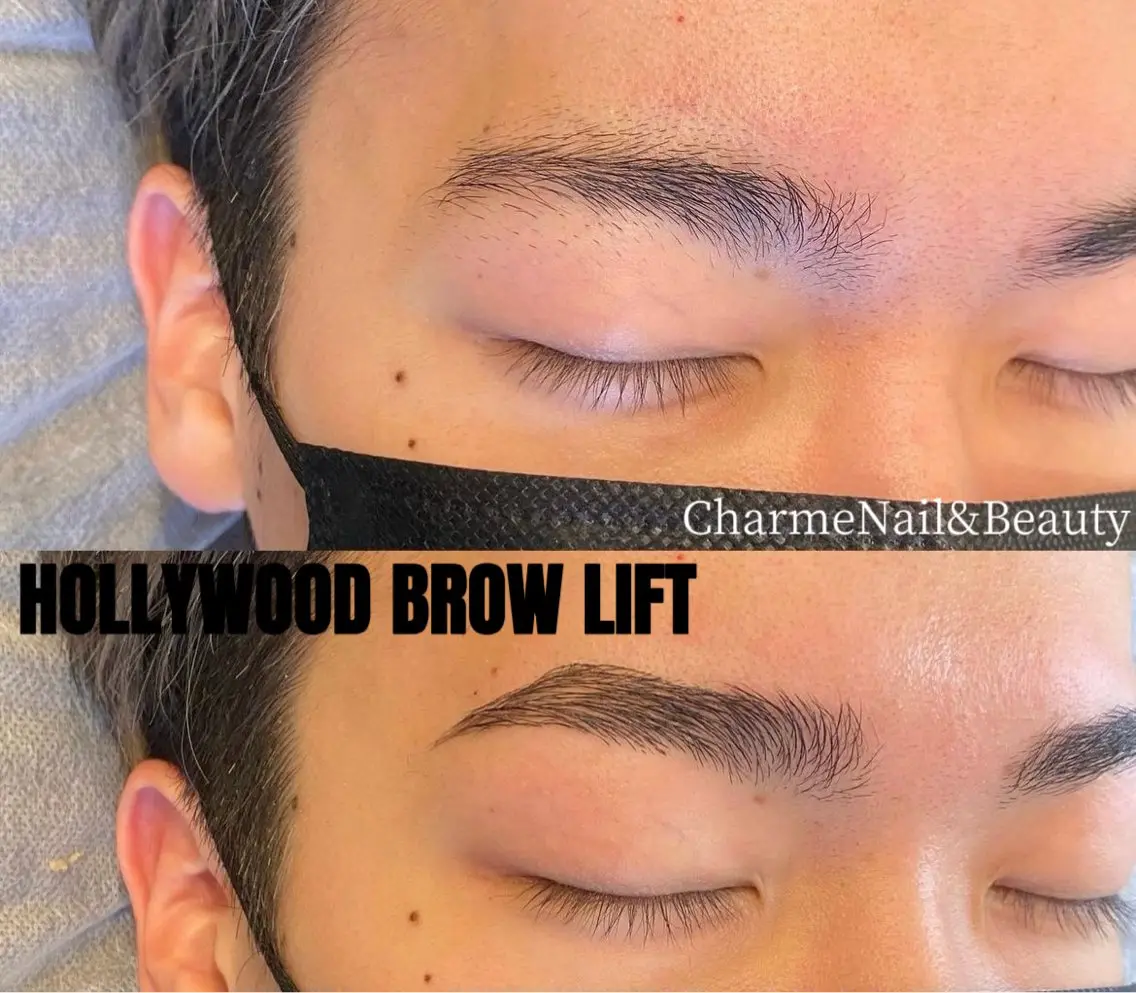【ミニモ学割】⭐️メンズHOLLYWOOD BROW LIFT (ハリウッドブロウリフト)の写真