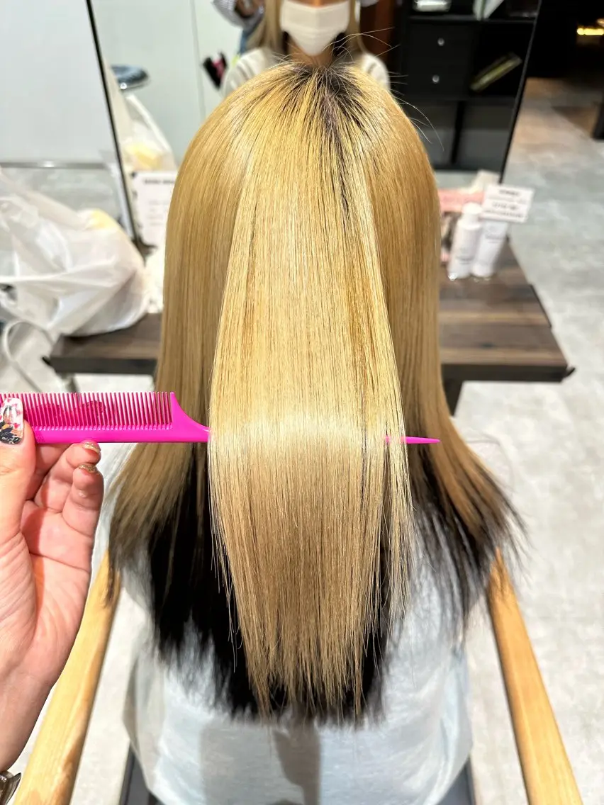 カラー ヘアカラー トリートメント AVANCE.Rin /箕面/髪質改善のヘアスタイル