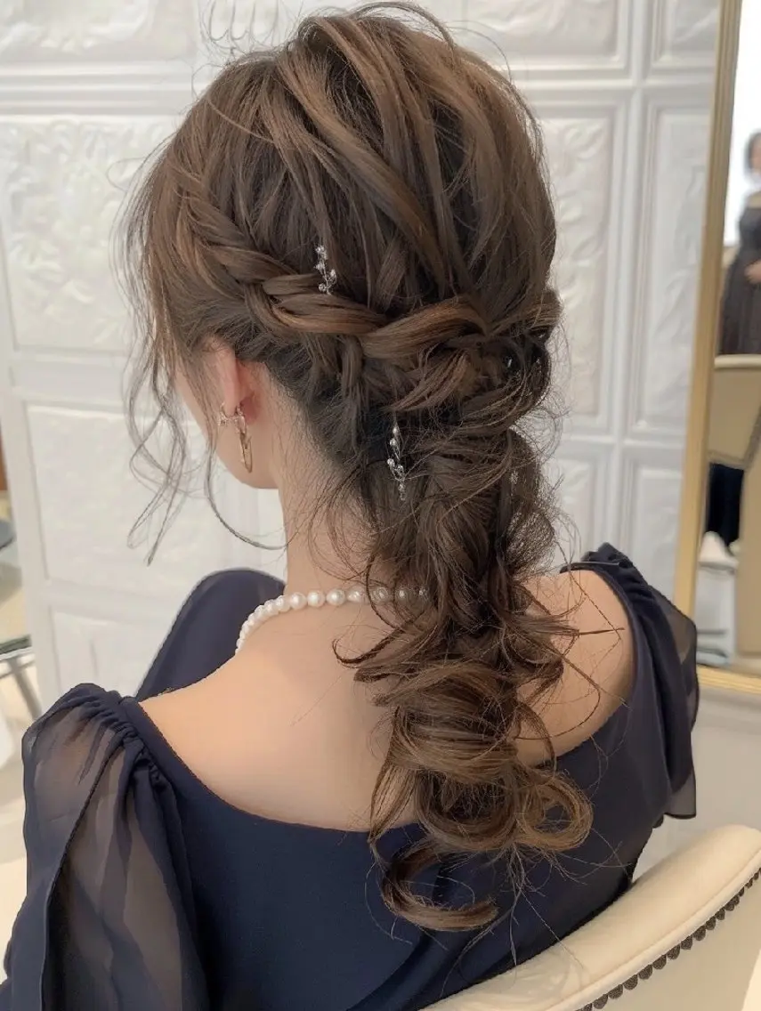 ヘアアレンジ 束感まつぱ🫧 なつき🫧のヘアスタイル