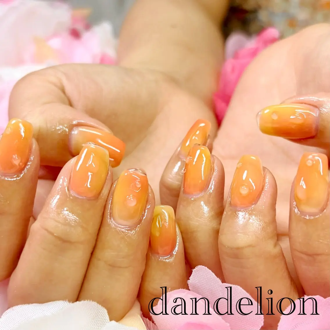 ネイル ハンドネイル ハンドケア dandelion ダンデライオンのネイルデザイン