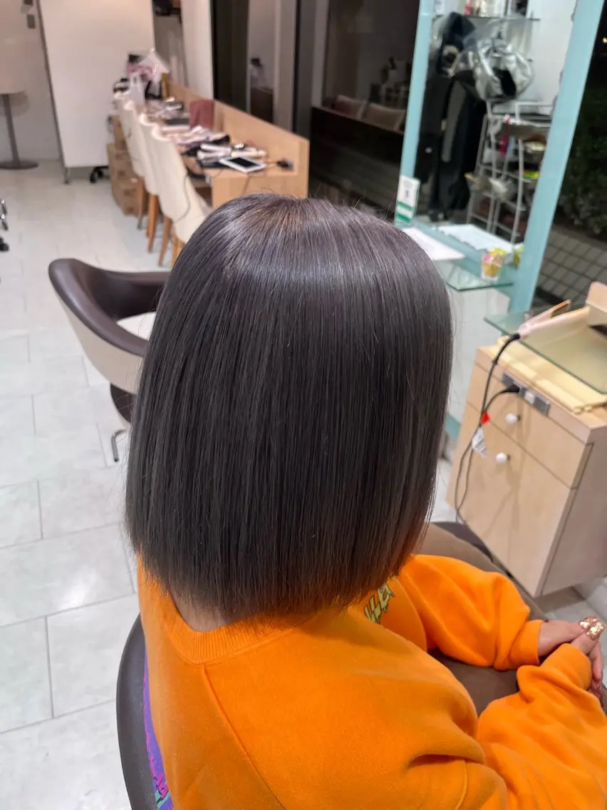 ミディアム 🤍ちなみ 🤍のヘアスタイル