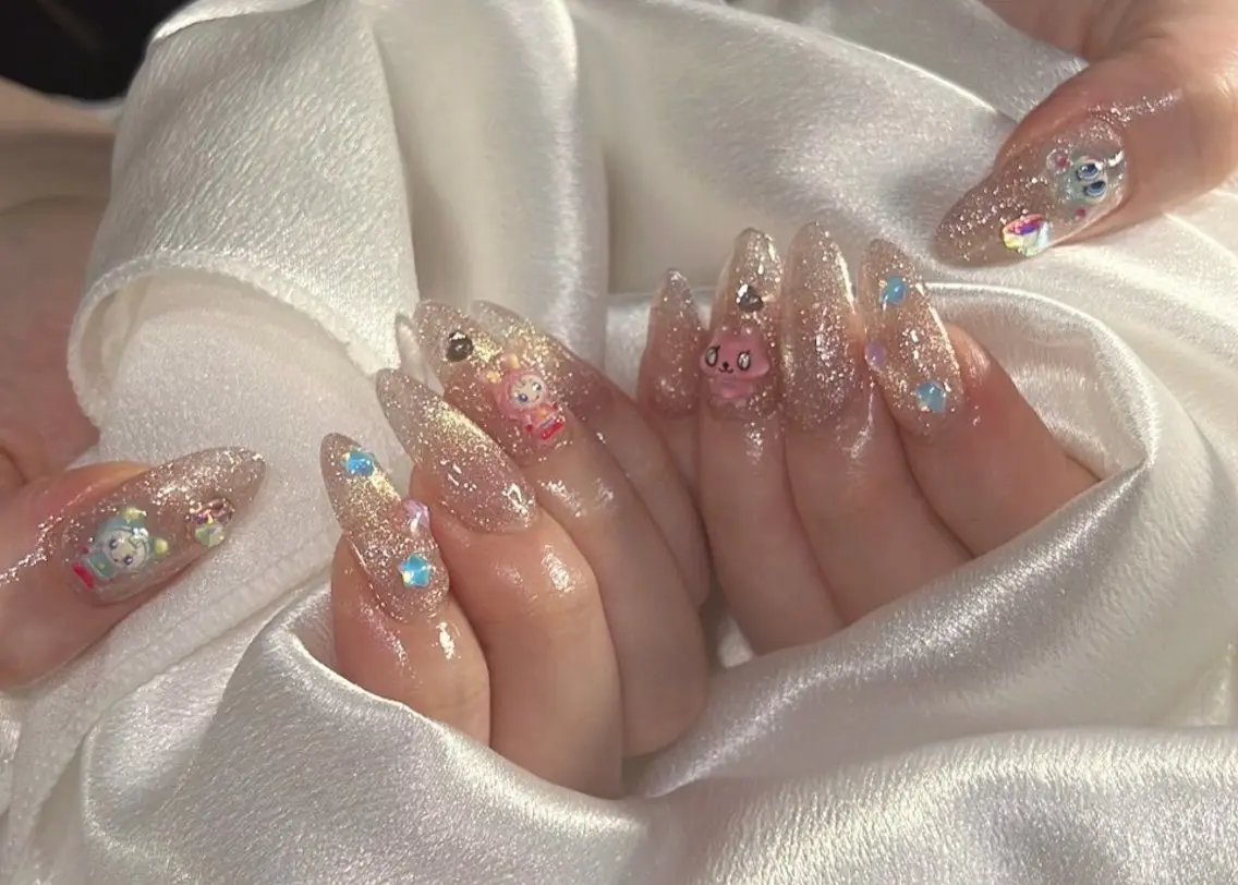 ネイル 長さ出し ジェルネイル マグネットネイル ワンホンネイル ハンドネイル フットネイル Sunset Nail 柏のネイルデザイン
