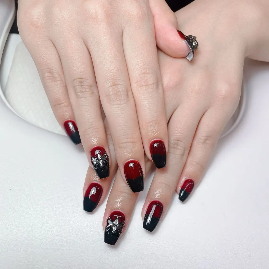 ネイル チークネイル 長さ出し フラッシュネイル フットネイル フレンチネイル Niko Nail salon 銀座本店のネイルデザイン