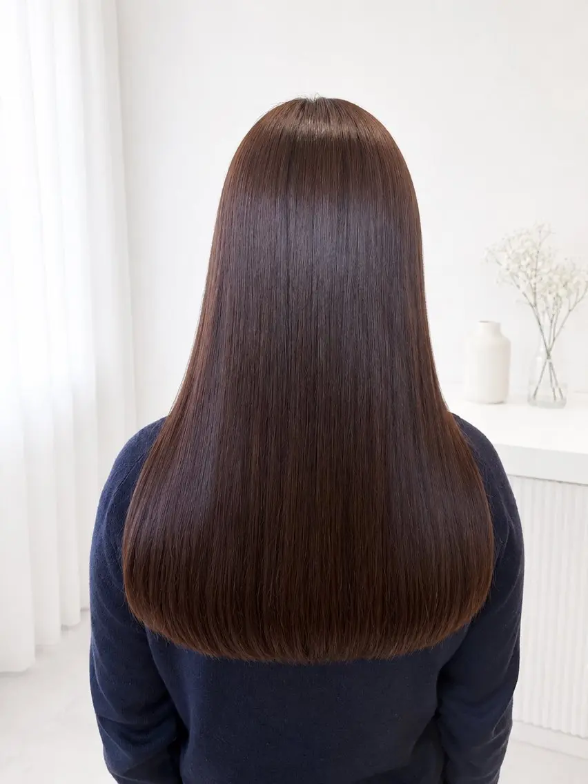 ロング カラー カット ヘアカラー 【Earth平塚】 野首のヘアスタイル
