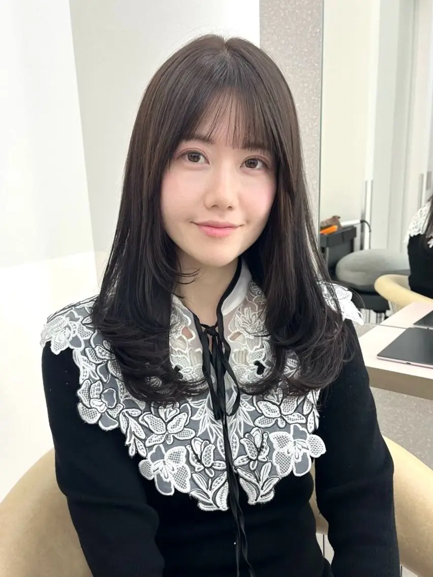 ロング レイヤーカット TriumpH 天王寺 miko🩵のヘアスタイル