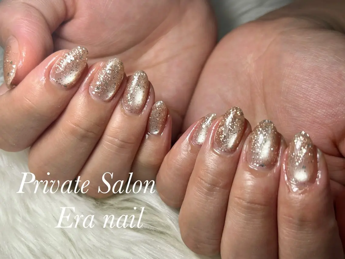 ネイル マグネットネイル マグネットワンカラー ワンカラーネイル ハンドネイル Era nailのネイルデザイン