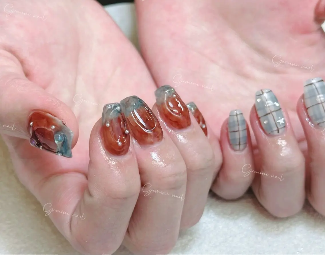 ネイル ハンドネイル Gemini nailのネイルデザイン