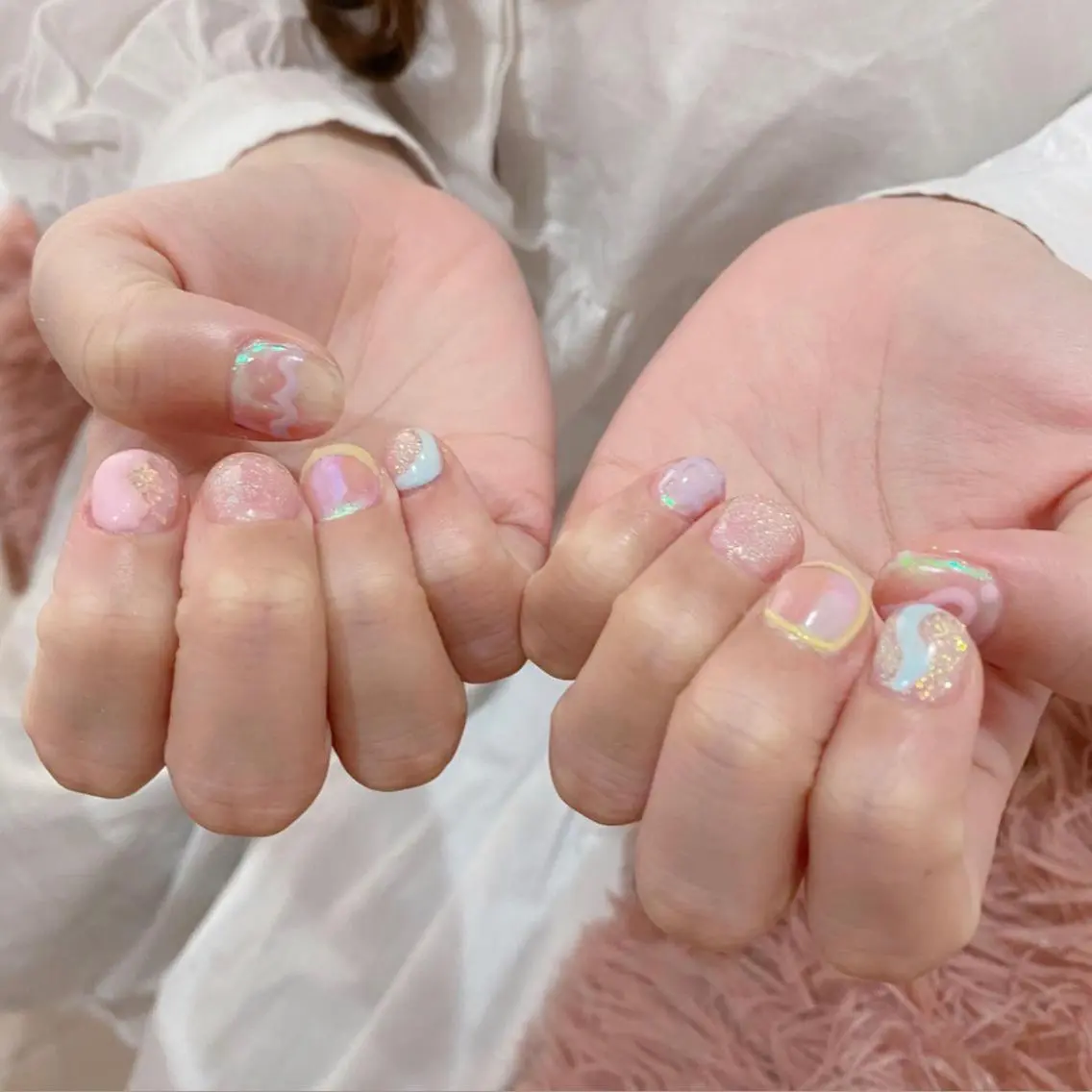 ネイル ゆびノさき茨木店 ニュアンス/アートのネイルデザイン