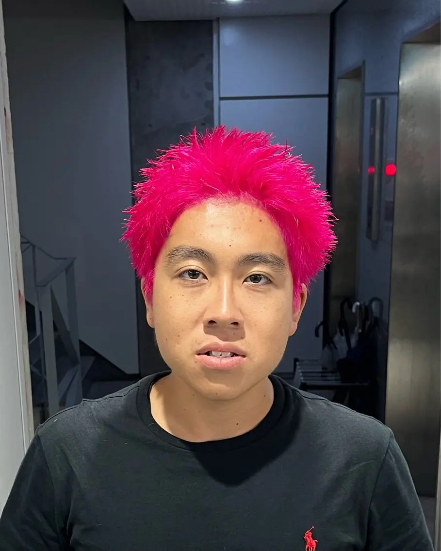ショート カラー パーマ メンズ カット ヘアカラー 🔥メンズ 特化🔥菊水皐暉🔥のヘアスタイル