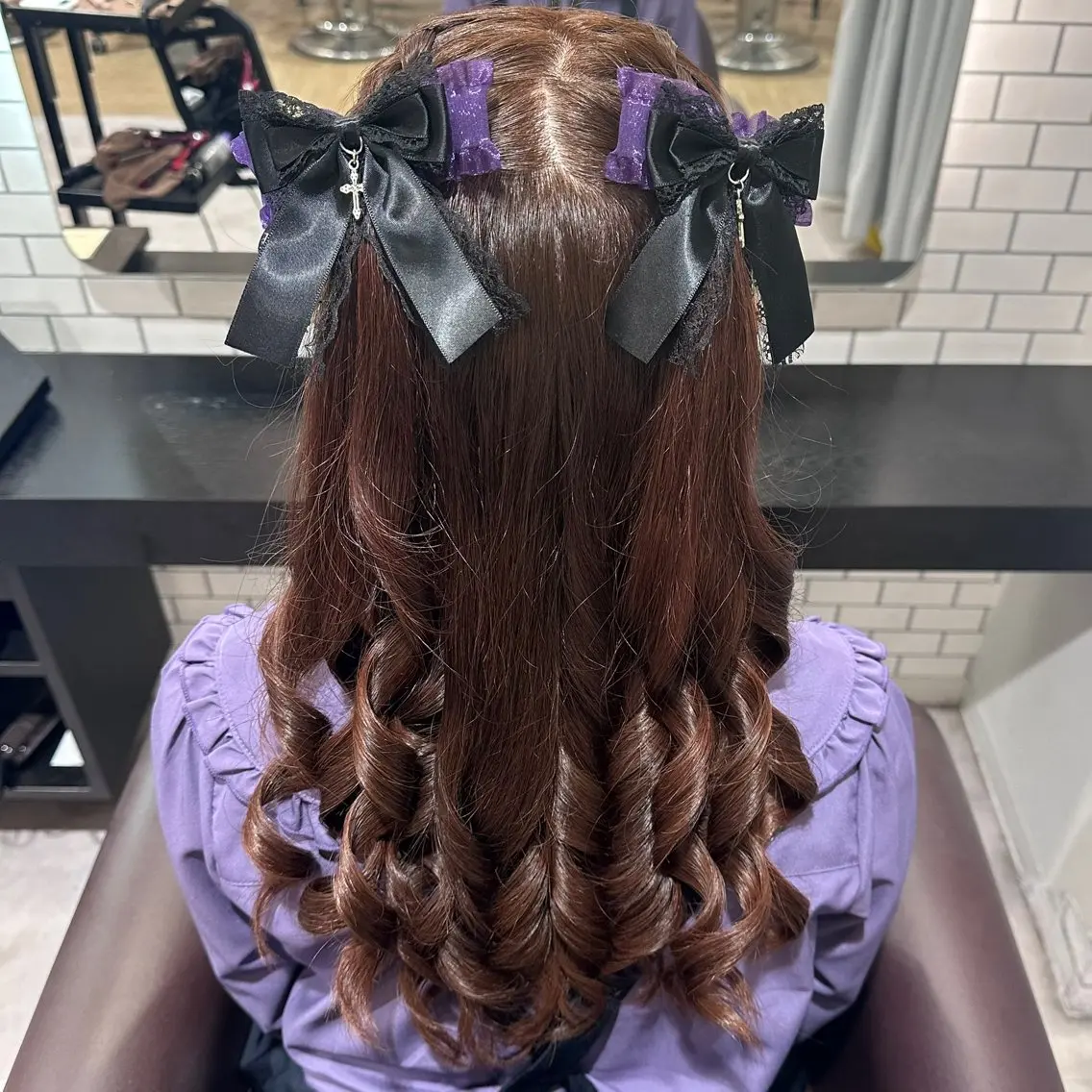 ロング ヘアアレンジ ヘアセット 🎀ヘアアレンジ 🎀ななみのヘアスタイル