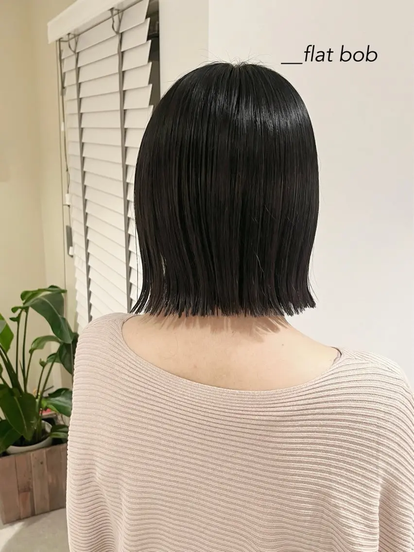 ミディアム カット ヘアカラー トリートメント Bonheur銀座 /runaのヘアスタイル