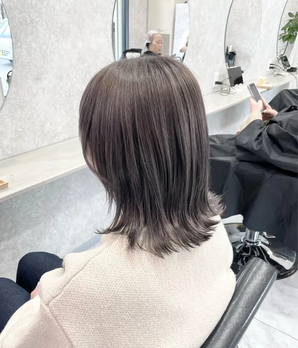 🧡カット+ワンカラー+ツヤ感抜群✨️3stepトリートメント🧡の写真