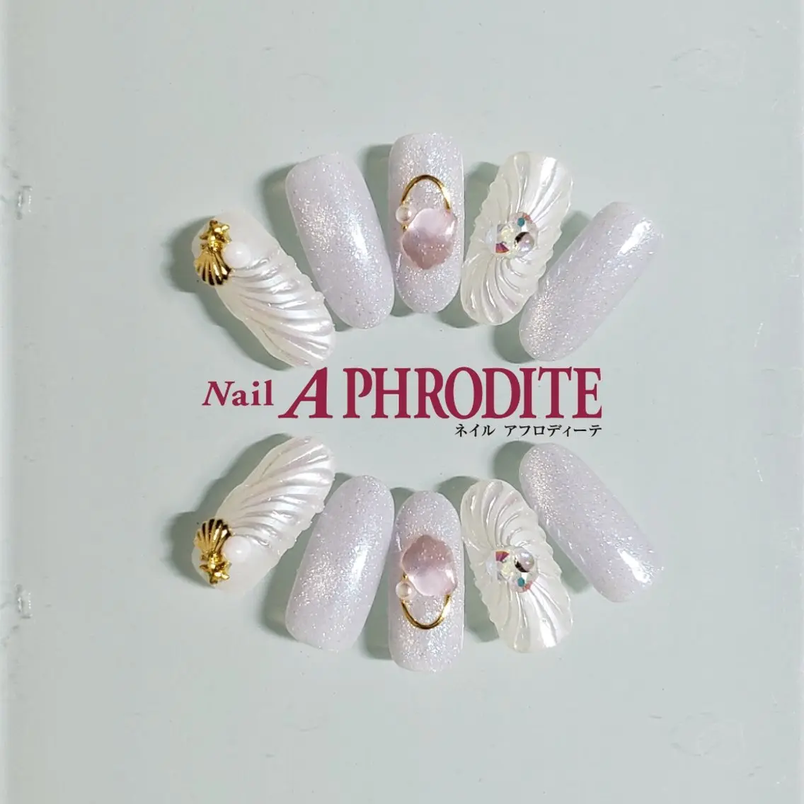 ネイル ジェルネイル ニュアンスネイル スカルプネイル ソフトジェル ネイルチップ ハンドネイル Nail Aphroditeのネイルデザイン