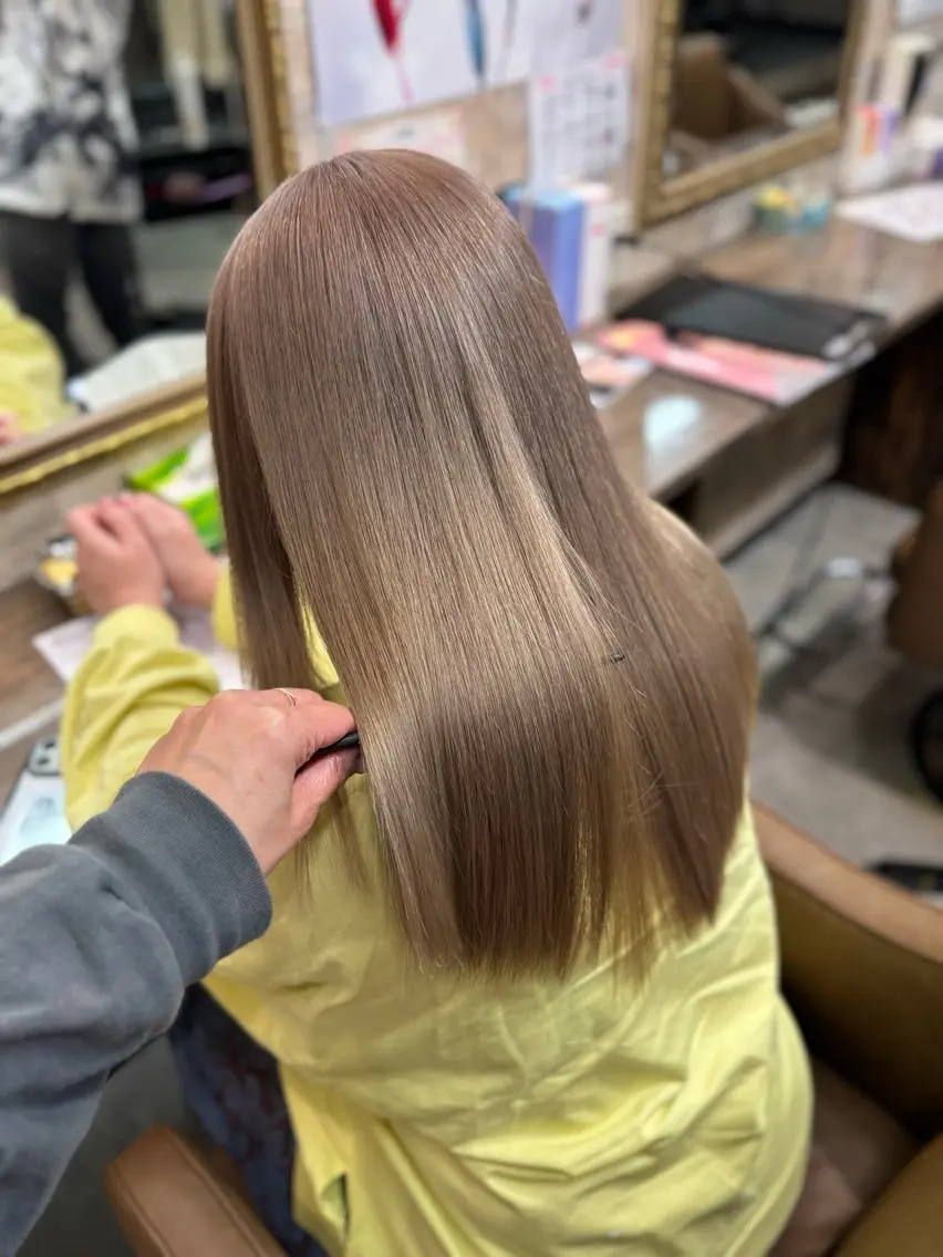 セミロング ヘアカラー トリートメント Arphy/ /のヘアスタイル