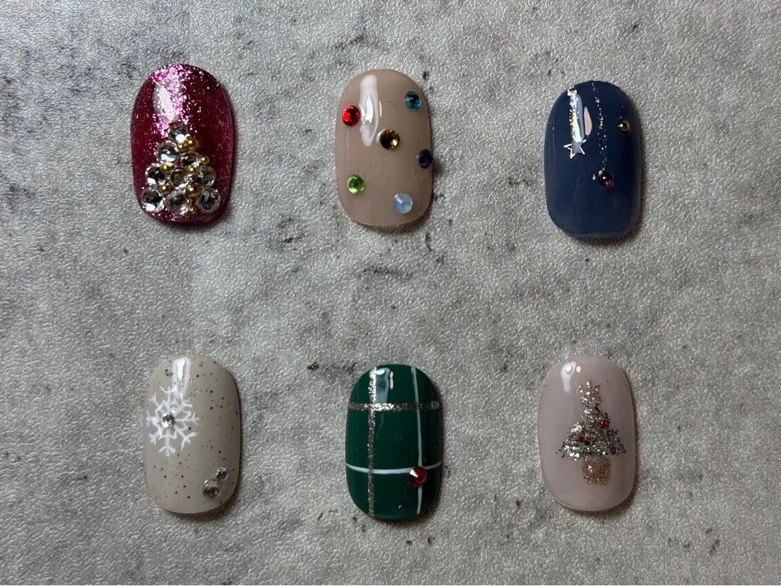 ネイル 冬ネイル クリスマス Salon Luciaのネイルデザイン