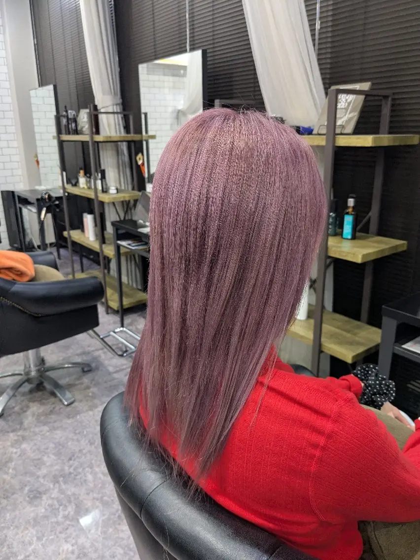 カラー 多田 遥香のヘアスタイル