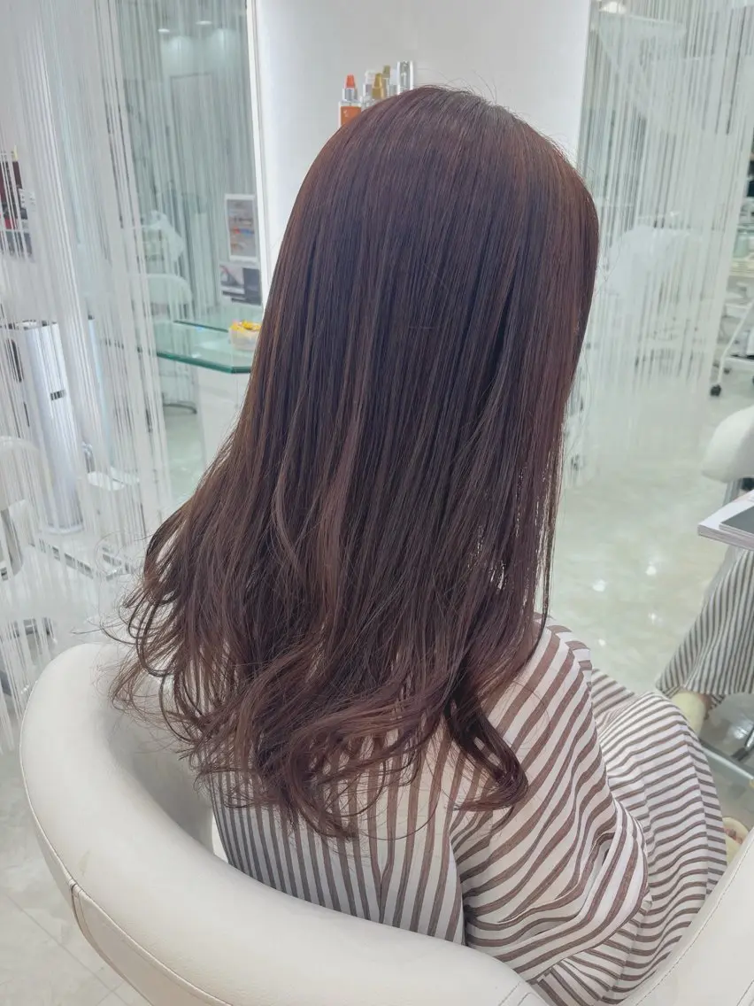 カラー ベージュカラー ピンクカラー ピンクベージュ 井邊 一樹のヘアスタイル