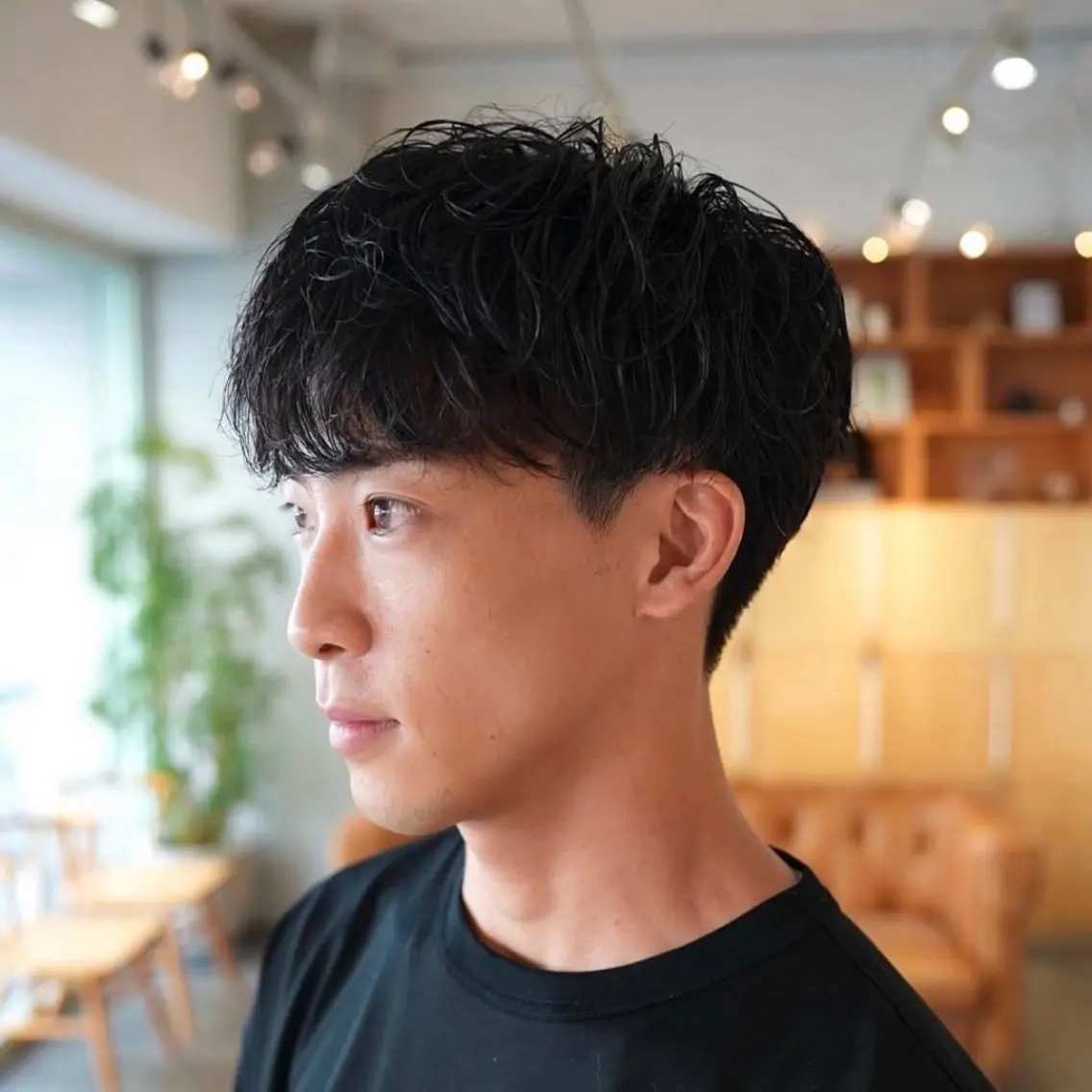 ショート メンズ カット パーマ メンズヘア/髪質改善 上野 聖斗🌱‬‪のヘアスタイル