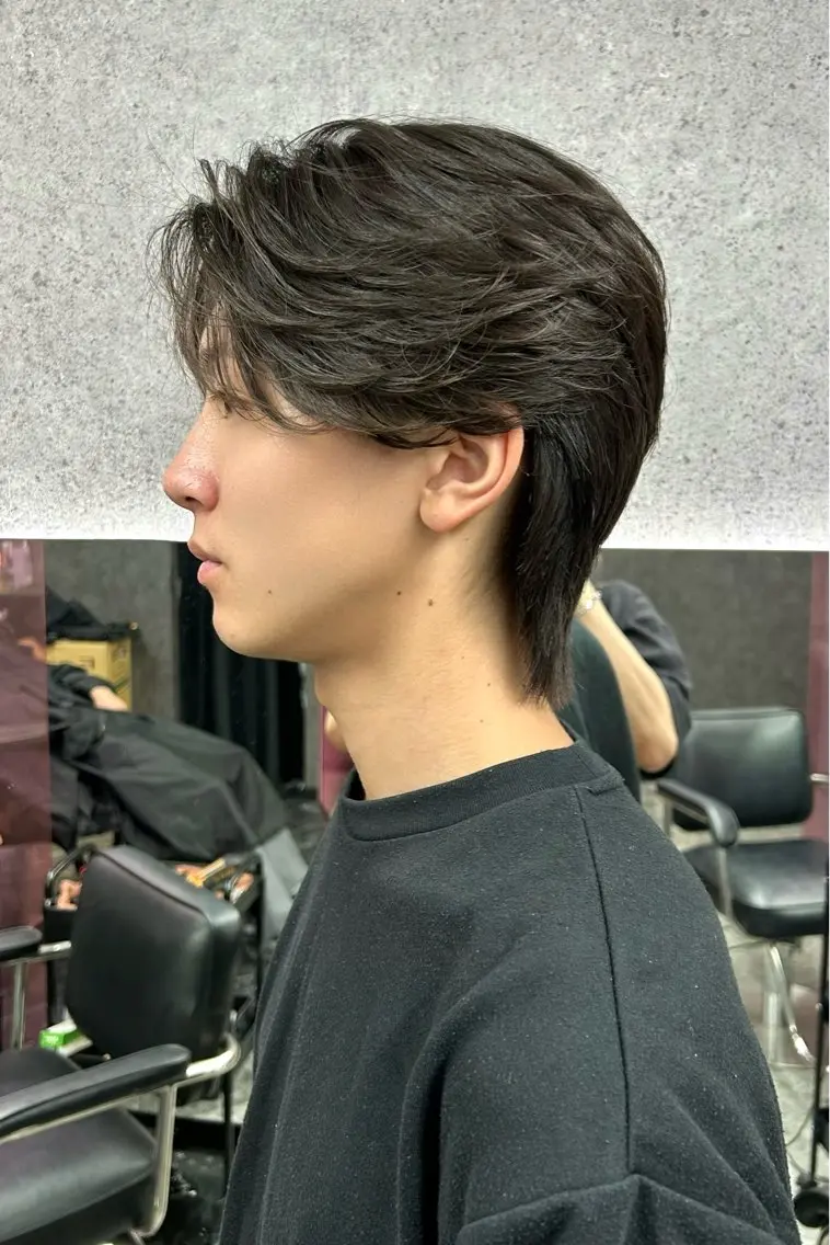ショート カラー メンズ カット ヘアセット メンズスタイリスト 前田雄輝のヘアスタイル