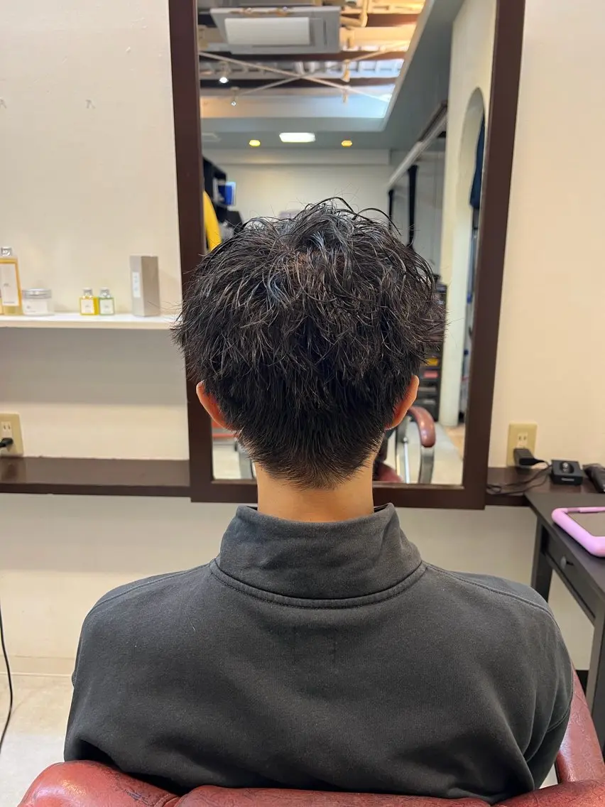 ショート パーマ ショートヘア 吉岡 なみのヘアスタイル