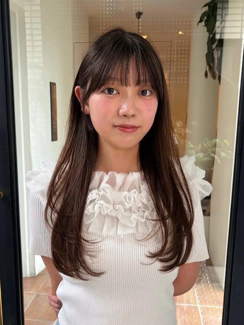 ロング るな/暖色、 ベージュカラー🎀のヘアスタイル