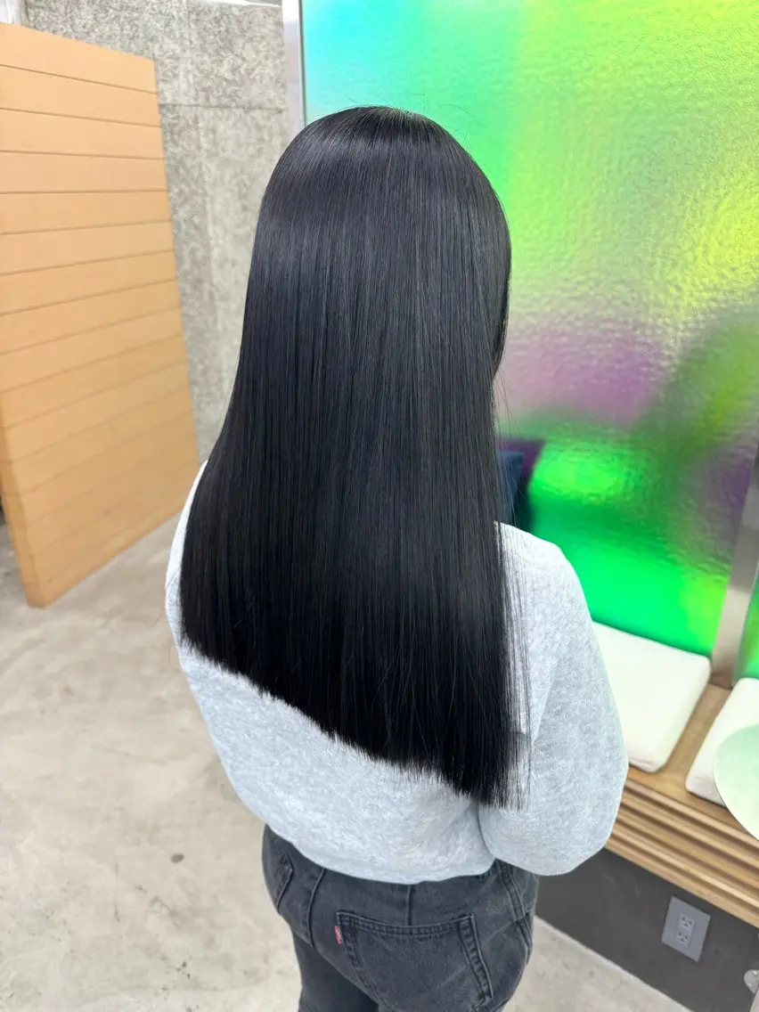 ロング 髪質改善 トリートメント 縮毛矯正 トリートメント 髪質改善×艶髪 🤍amane🤍のヘアスタイル