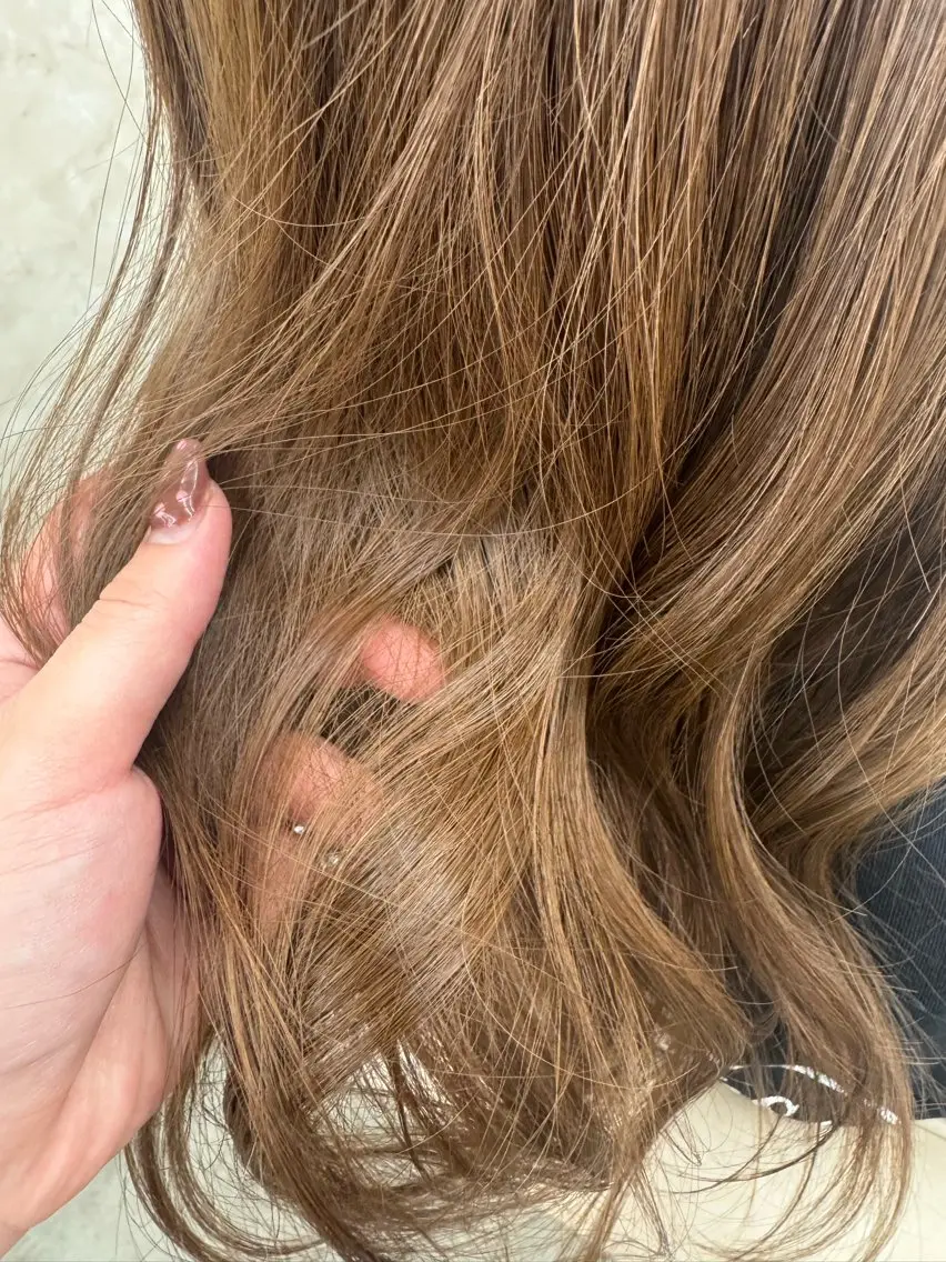 カラー ベージュカラー sand emaのヘアスタイル
