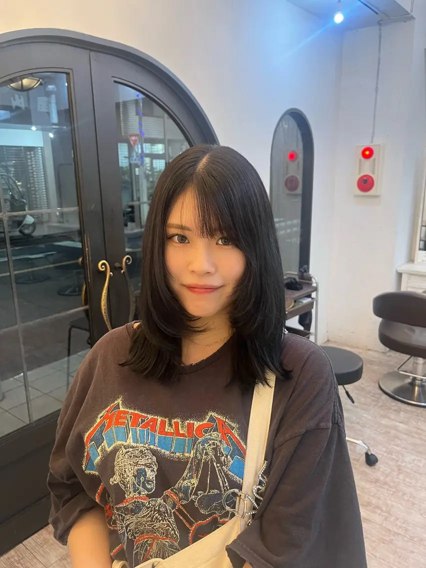 セミロング レディースカット 募集中✨まゆのヘアスタイル