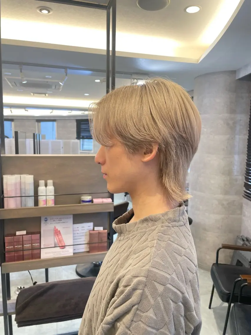 メンズ ♡似合わせ ♡ハイトーン♡のヘアスタイル