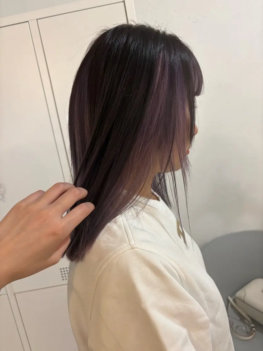 ロング カラー ヘアカラー ボブ/透け感カラー tomoeのヘアスタイル