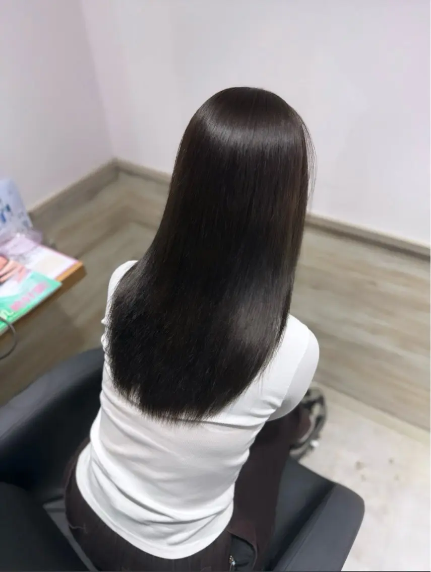 セミロング カラー ヘアカラー Lee京橋 Rinのヘアスタイル