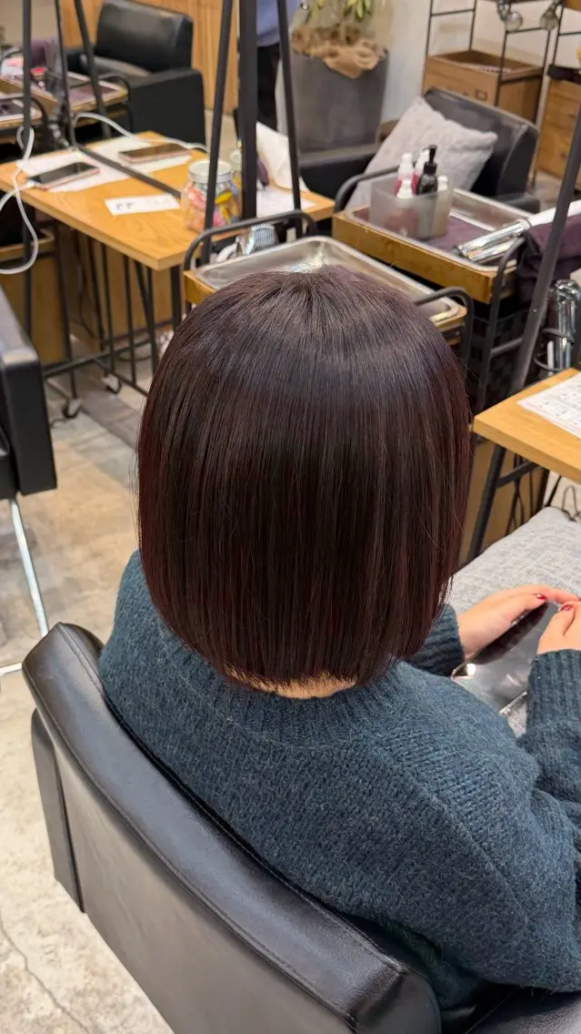 ロング ヘアカラー 透明感カラー/ 縮毛矯正/ユズキのヘアスタイル