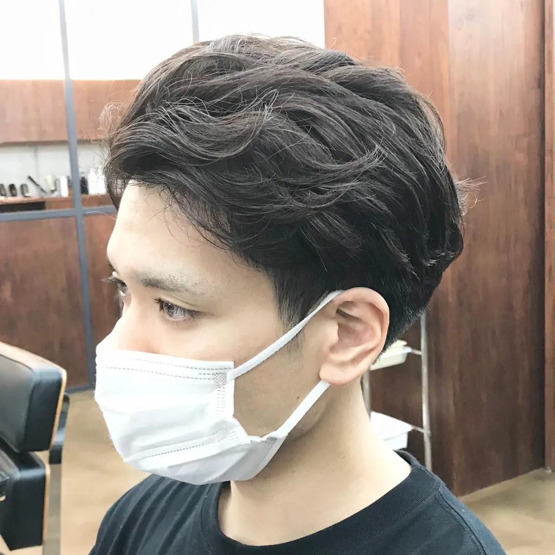 ショート パーマ メンズ メンズパーマ メンズショート ショートヘア カット パーマ トリートメント ✂︎ウルフ・ショート ✂︎MIKUNIのヘアスタイル