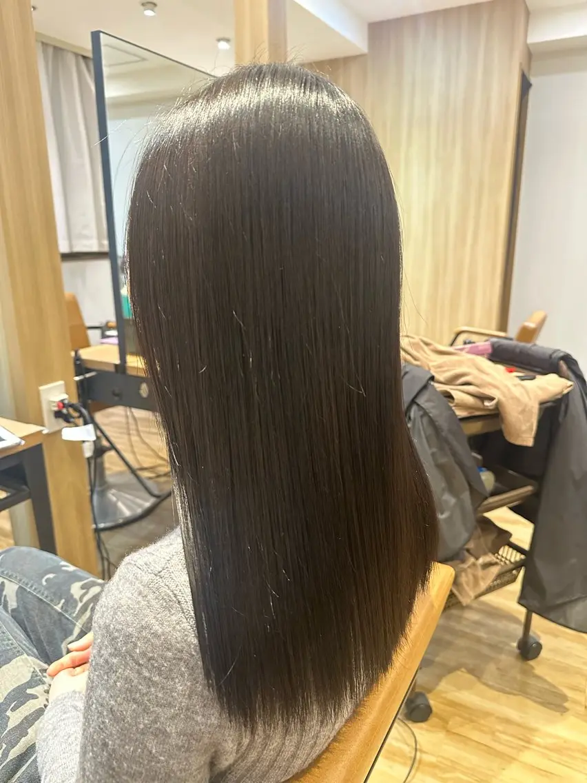 セミロング パーマ カット 縮毛矯正 トリートメント ✨✂️Nori ✂️✨のヘアスタイル