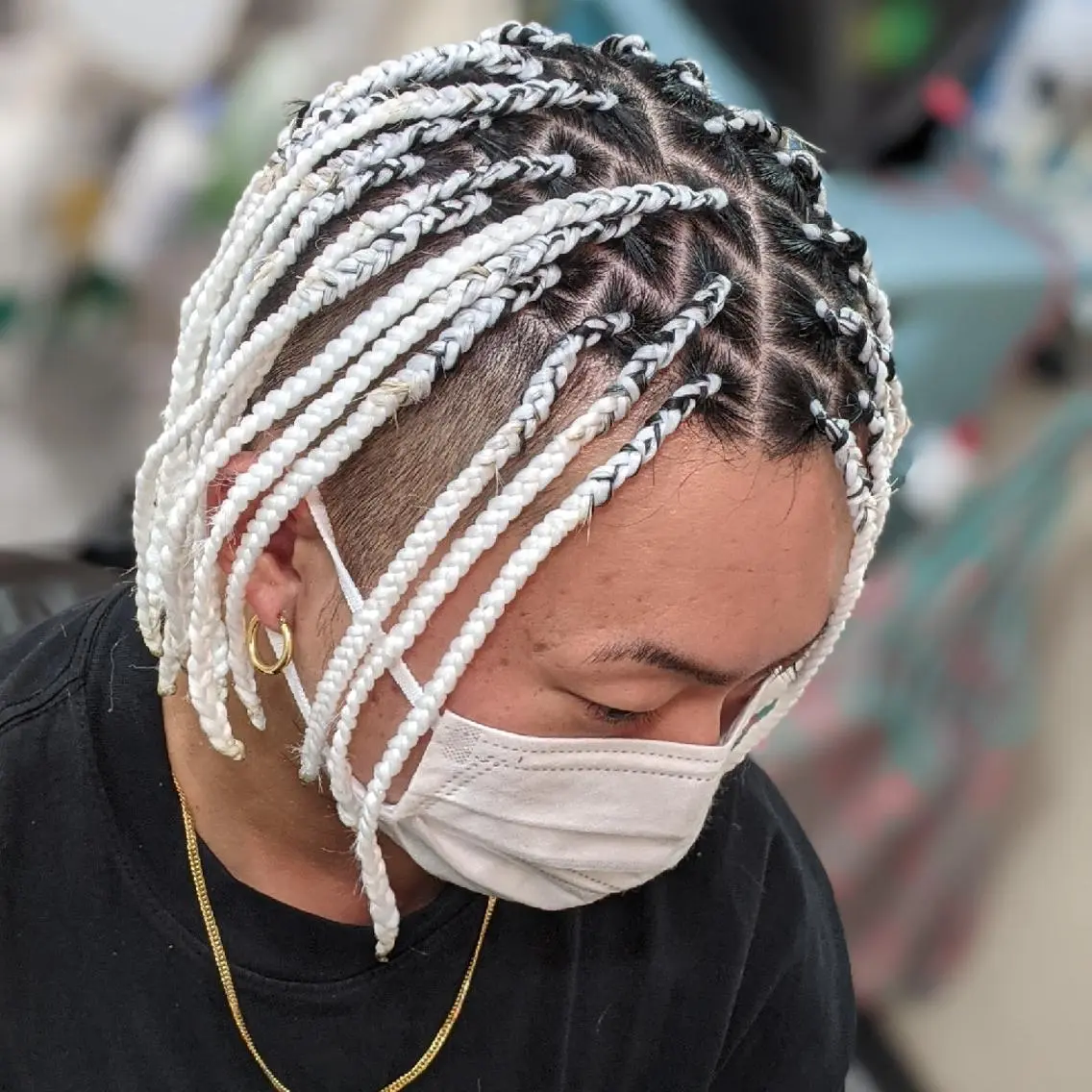 メンズ ミディアム エクステ scamp ★のヘアスタイル