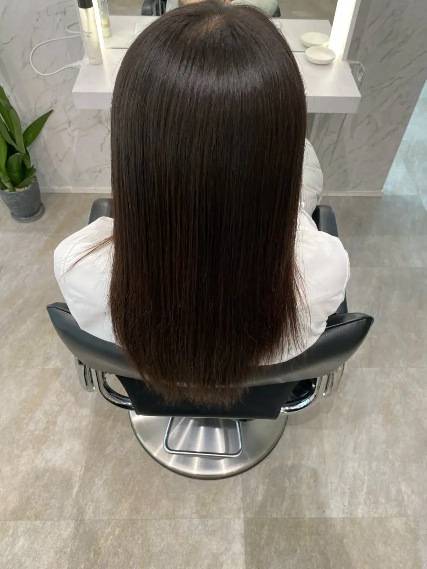 ロング 縮毛矯正 木原 海斗のヘアスタイル