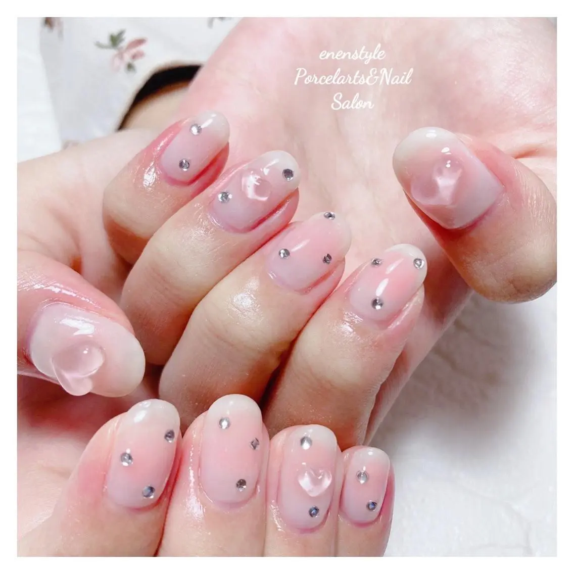 ミディアム ネイル 🐾enen style 🐾のネイルデザイン