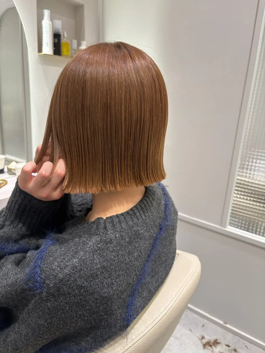 ショート ボブ カット ヘアカラー トリートメント HARUKA🍒 toccaのヘアスタイル